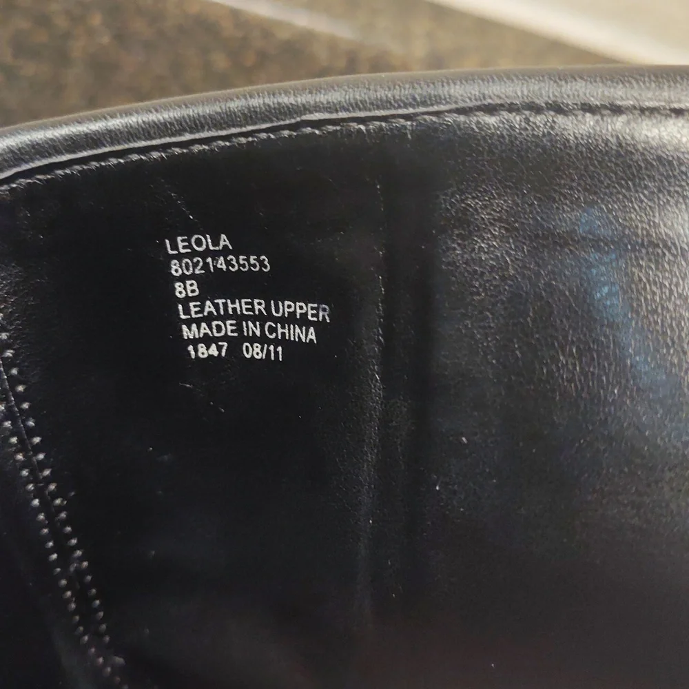 LIKE NEW! Ralph Lauren "Leola" Black High Heel Ankle Boots MSRP $140 (Copy) - Picture 14 of 16